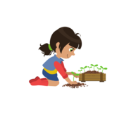 Moestuin zaden voor kinderen