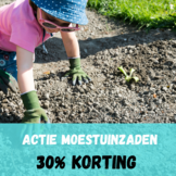 MOESTUINZADEN 30% KORTING